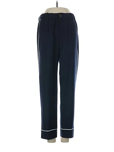 Pre-owned Jcrew Track Pants In Blue