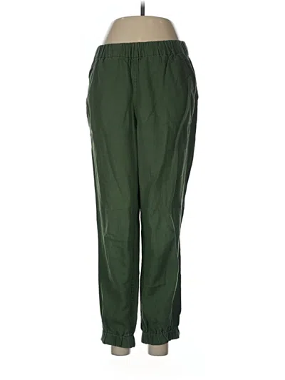 Pre-owned Jcrew Track Pants In Green