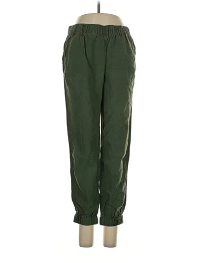 Pre-owned Jcrew Track Pants In Green