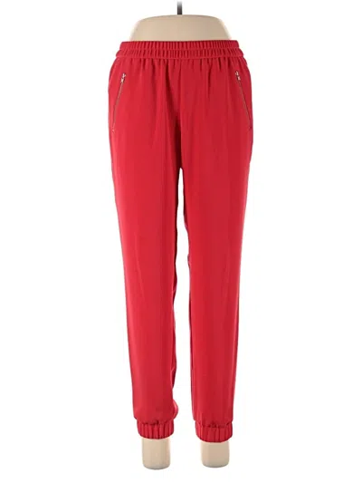 Pre-owned Jcrew Track Pants In Red