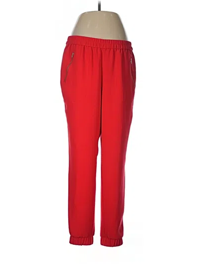 Pre-owned Jcrew Track Pants In Red