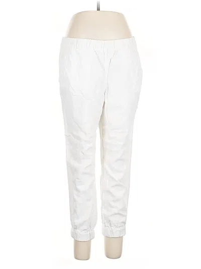 Pre-owned Jcrew Track Pants In White