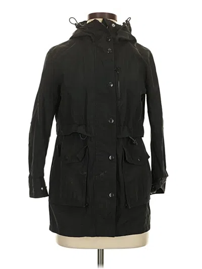 Pre-owned Jcrew Trenchcoat In Black