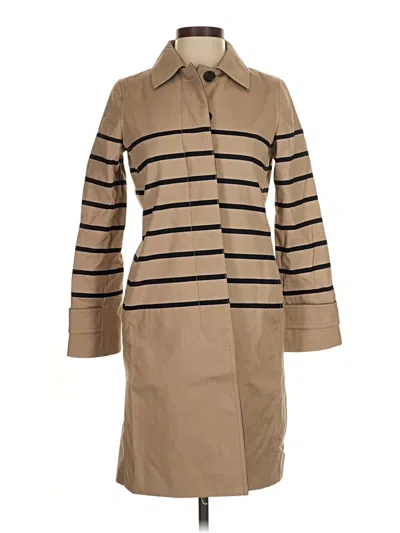 Pre-owned Jcrew Trenchcoat In Brown