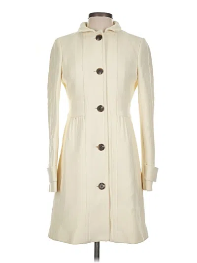 Pre-owned Jcrew Trenchcoat In Ivory