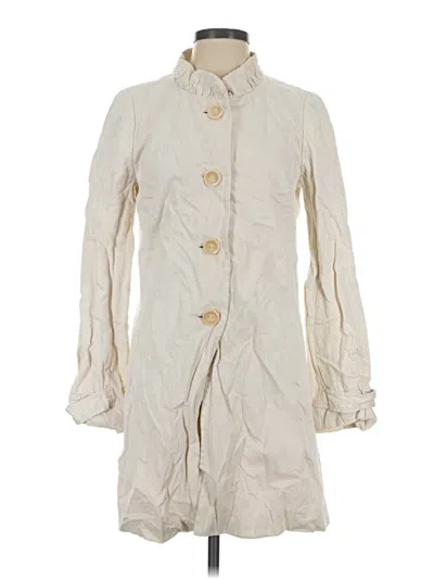 Pre-owned Jcrew Trenchcoat In Ivory