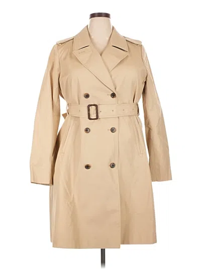 Pre-owned Jcrew Trenchcoat In Tan