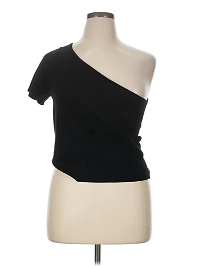 Pre-owned Jcrew Tube Top Black One Shoulder Neckline Tops