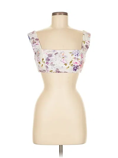 Pre-owned Jcrew Tube Top Ivory Strapless Neckline Tops In White