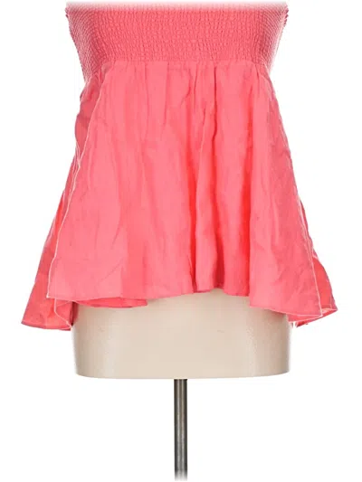 Jcrew Tube Top Pink Tops