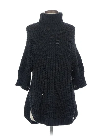 Pre-owned Jcrew Turtleneck Sweater In Black