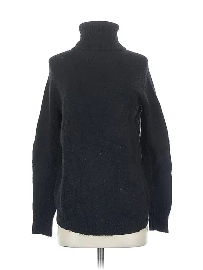 Pre-owned Jcrew Turtleneck Sweater In Black