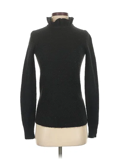 Pre-owned Jcrew Turtleneck Sweater In Black