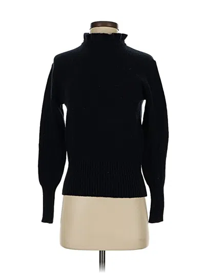 Pre-owned Jcrew Turtleneck Sweater In Black