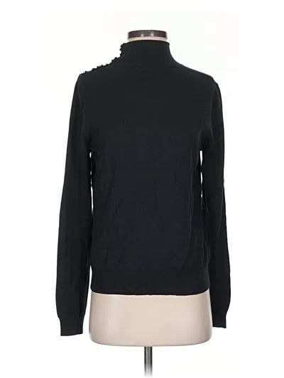 Pre-owned Jcrew Turtleneck Sweater In Black