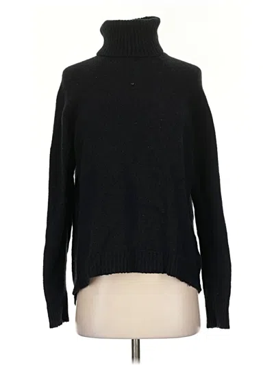 Pre-owned Jcrew Turtleneck Sweater In Black