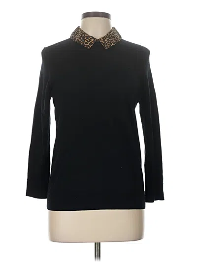 Pre-owned Jcrew Turtleneck Sweater In Black