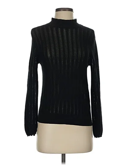 Pre-owned Jcrew Turtleneck Sweater In Black