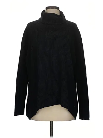 Pre-owned Jcrew Turtleneck Sweater In Black