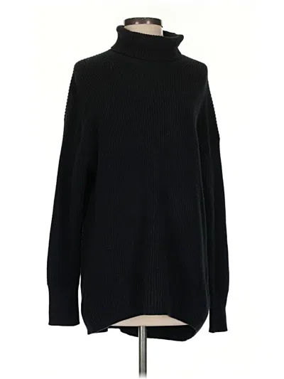 Pre-owned Jcrew Turtleneck Sweater In Black