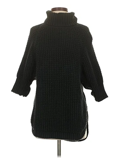 Pre-owned Jcrew Turtleneck Sweater In Black
