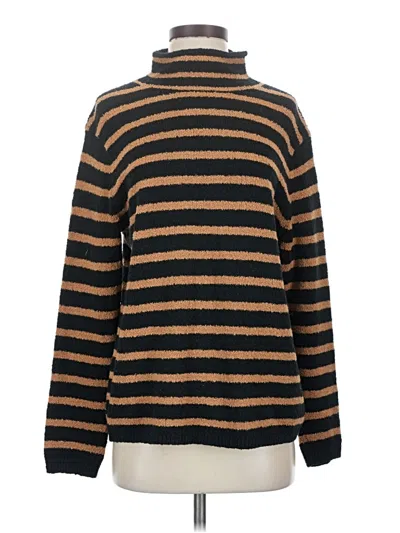 Pre-owned Jcrew Turtleneck Sweater In Black