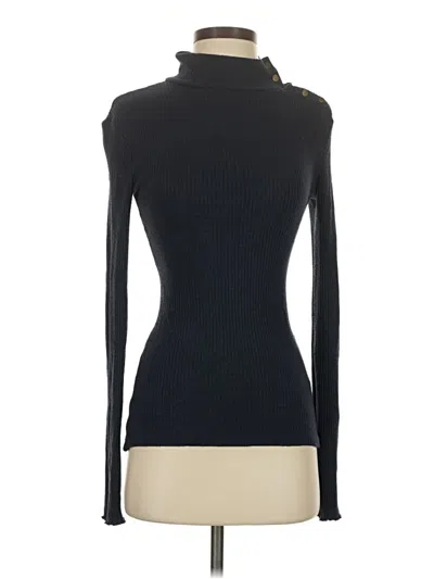 Pre-owned Jcrew Turtleneck Sweater In Black
