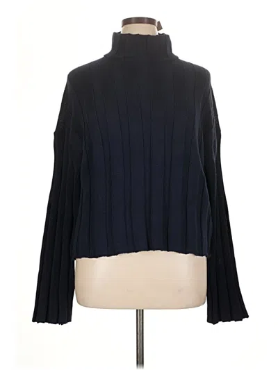 Pre-owned Jcrew Turtleneck Sweater In Black