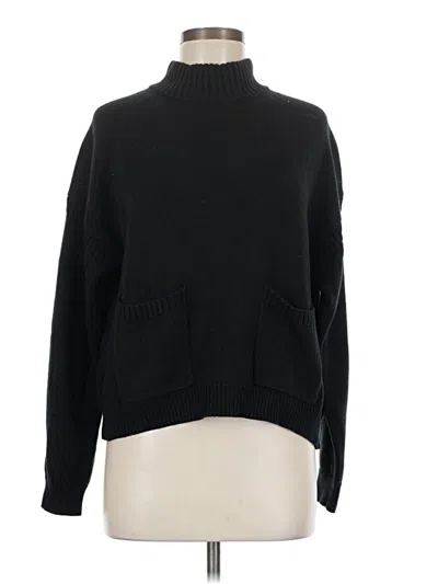 Pre-owned Jcrew Turtleneck Sweater In Black