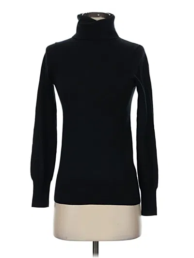 Pre-owned Jcrew Turtleneck Sweater In Black