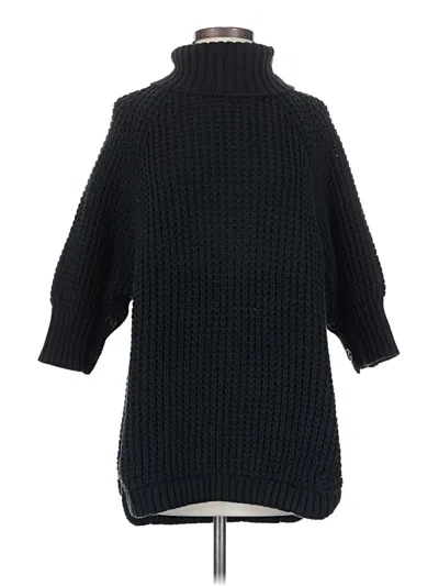 Pre-owned Jcrew Turtleneck Sweater In Black