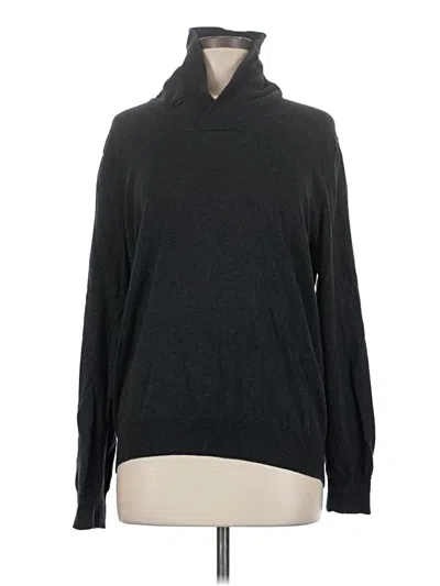 Pre-owned Jcrew Turtleneck Sweater In Black