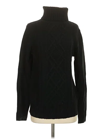 Pre-owned Jcrew Turtleneck Sweater In Black