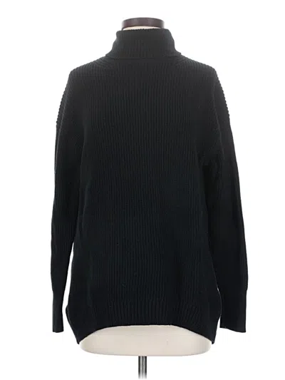 Pre-owned Jcrew Turtleneck Sweater In Black