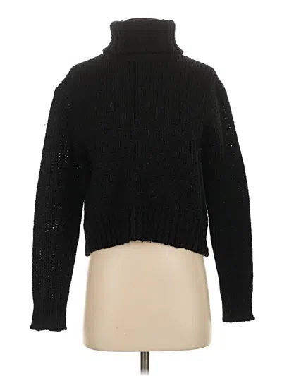 Pre-owned Jcrew Turtleneck Sweater In Black