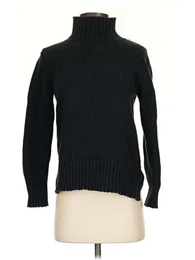 Pre-owned Jcrew Turtleneck Sweater In Black