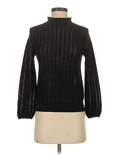 Pre-owned Jcrew Turtleneck Sweater In Black