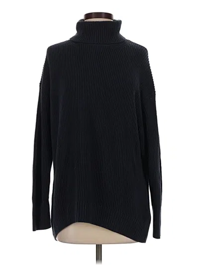 Pre-owned Jcrew Turtleneck Sweater In Black