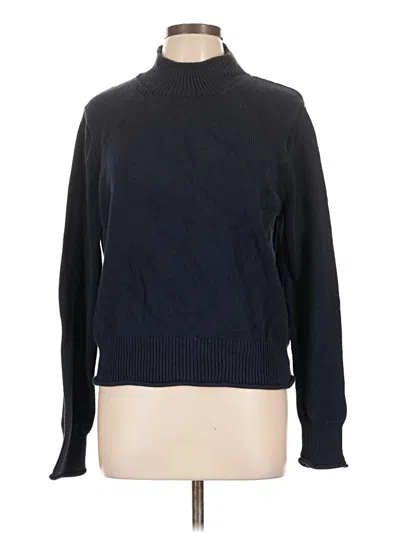 Pre-owned Jcrew Turtleneck Sweater In Black
