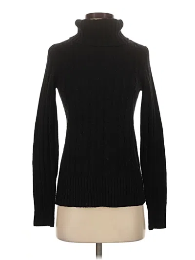 Pre-owned Jcrew Turtleneck Sweater In Black