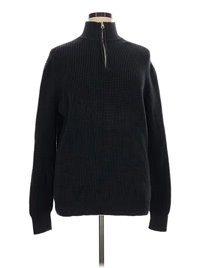 Pre-owned Jcrew Turtleneck Sweater In Black