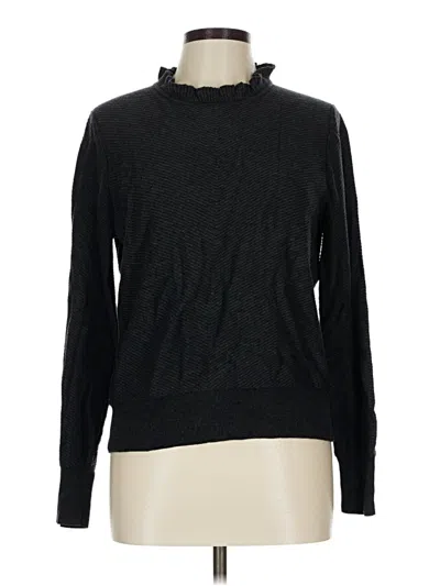 Pre-owned Jcrew Turtleneck Sweater In Black