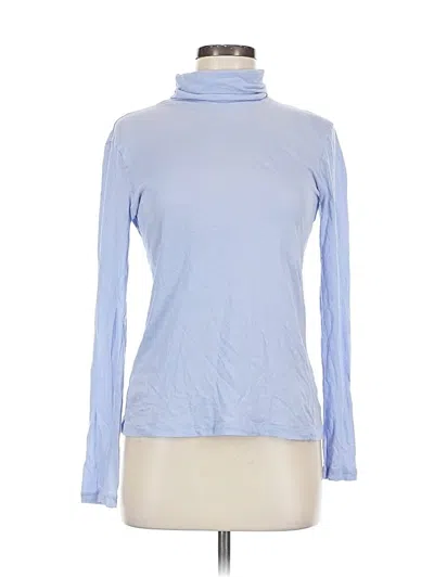 Pre-owned Jcrew Turtleneck Sweater In Blue