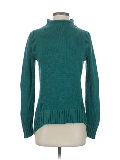 Pre-owned Jcrew Turtleneck Sweater In Blue