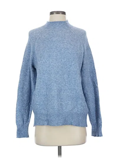Pre-owned Jcrew Turtleneck Sweater In Blue