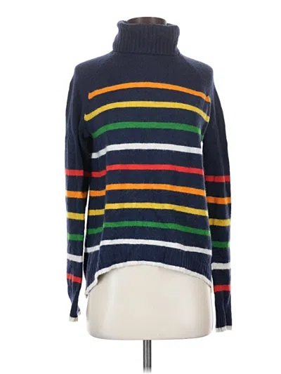 Pre-owned Jcrew Turtleneck Sweater In Blue