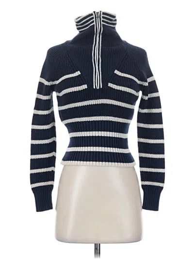 Pre-owned Jcrew Turtleneck Sweater In Blue