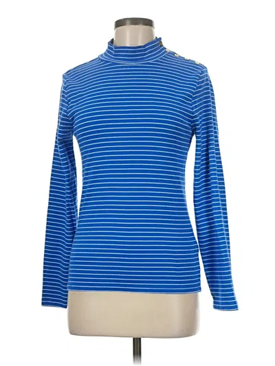 Pre-owned Jcrew Turtleneck Sweater In Blue