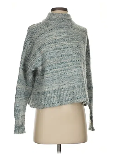 Pre-owned Jcrew Turtleneck Sweater In Blue