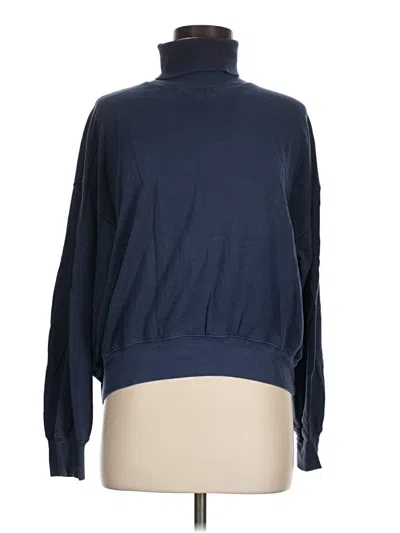 Pre-owned Jcrew Turtleneck Sweater In Blue